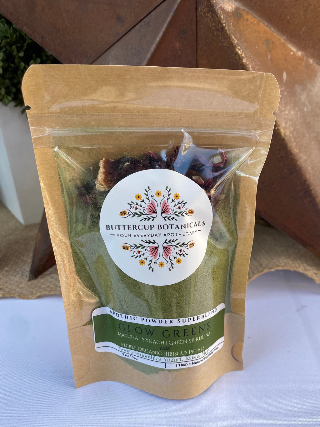 Glow Greens Powder Blend