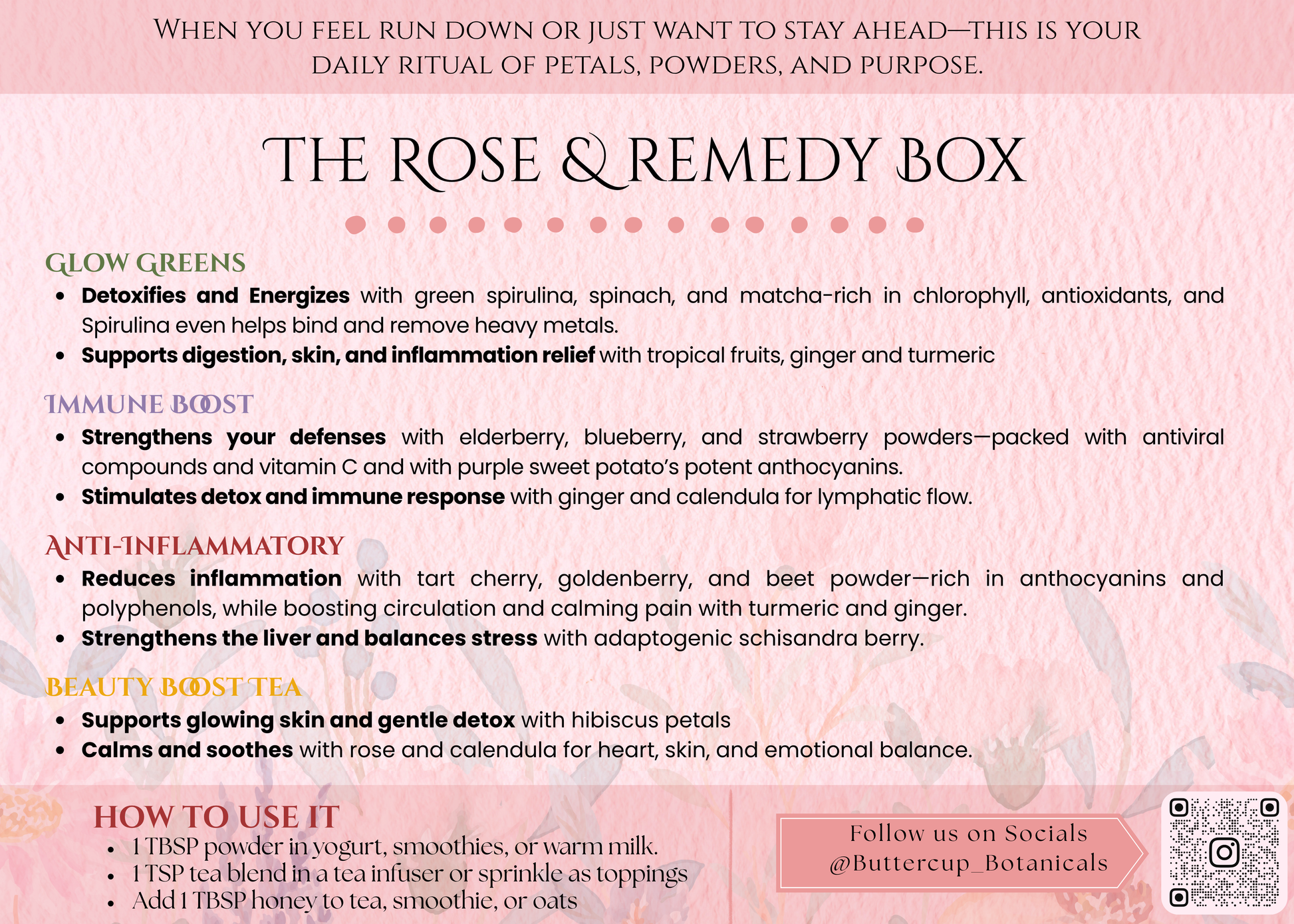 Rose & Remedy Wellness Box
